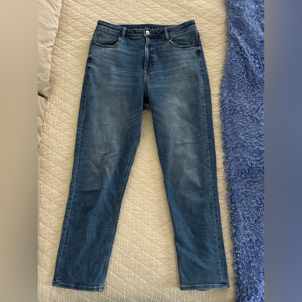 American Eagle Outfitters Blue Mom Jeans